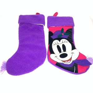 Minnie Mouse Christmas Stocking, Disney Store, VTG